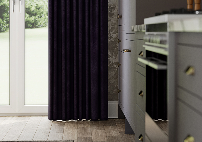 Faux Suede, Purple - Made to Measure Curtains - Image 5